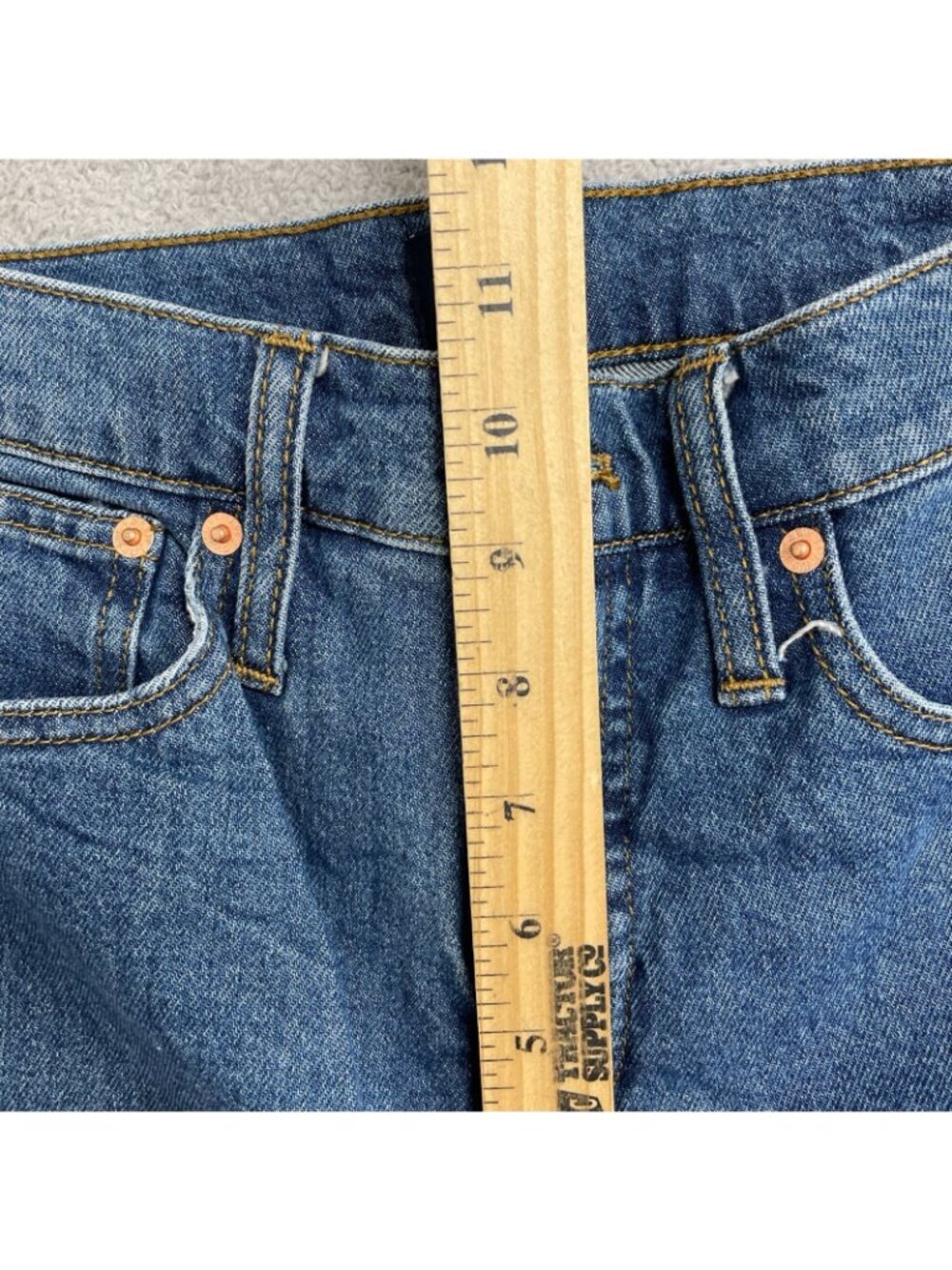 J.Crew Essential Straight Leg Jeans Women's 26 Cotton Blend P0159 - Picture 6 of 11